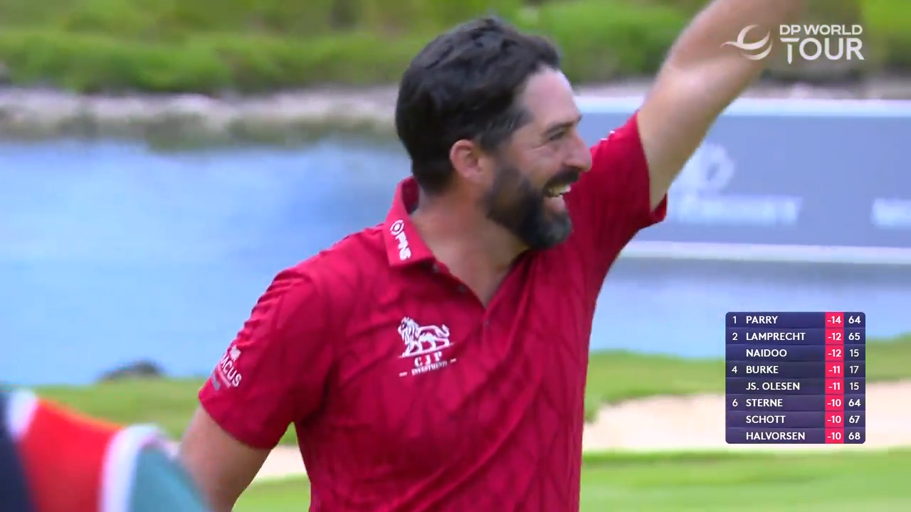 Parry finishes with birdie to get to 14 under - Videos - DP World Tour