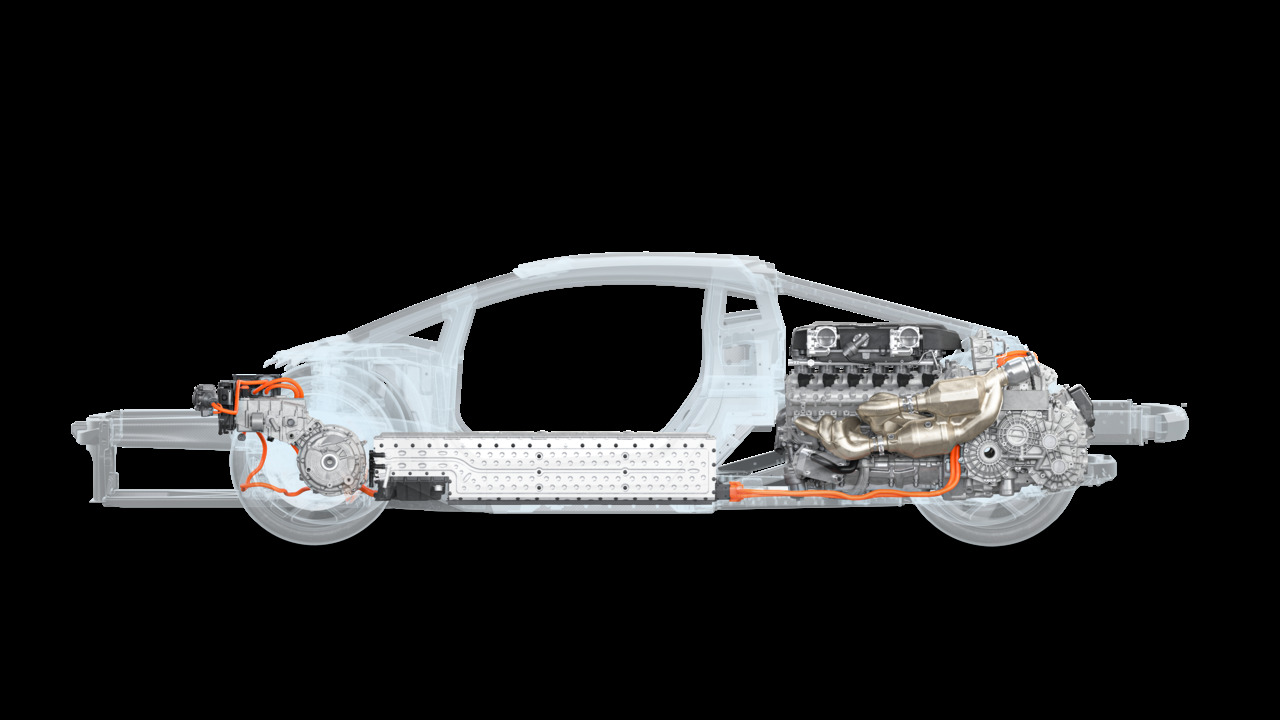 Lamborghini Aventador replacement's 1,000bhp V12 hybrid system revealed