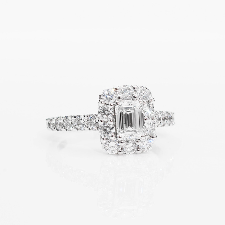 Icon Emerald Cut Diamond Engagement Ring