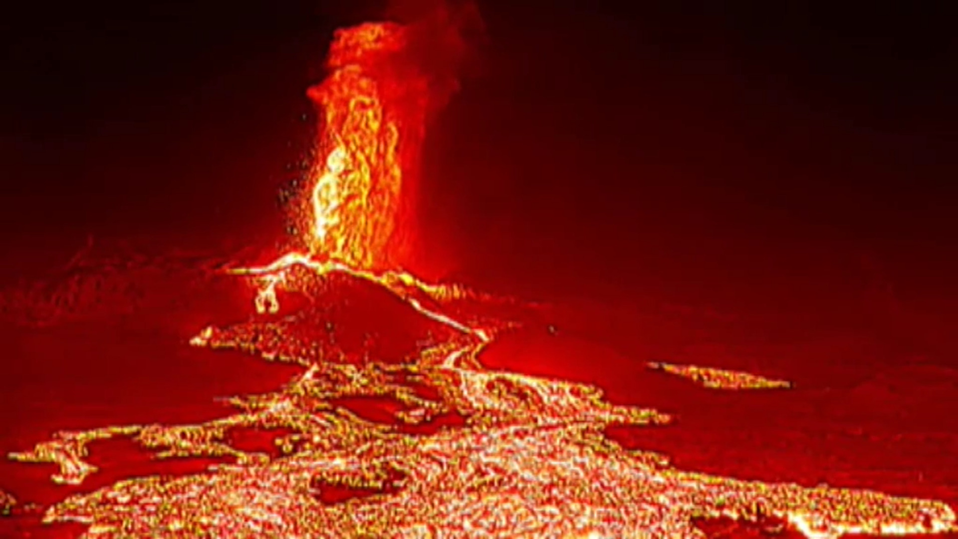 Las cámaras térmicas ayudan a los científicos a estudiar el volcán