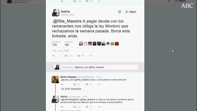 Rita Maestre, durante una comisión del Ayuntamiento de Madrid