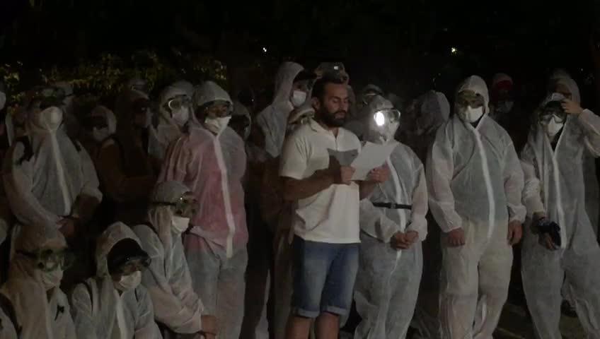 Discurso previo a la retirada de lazos amarillos en Cabrera de Mar y Gerona