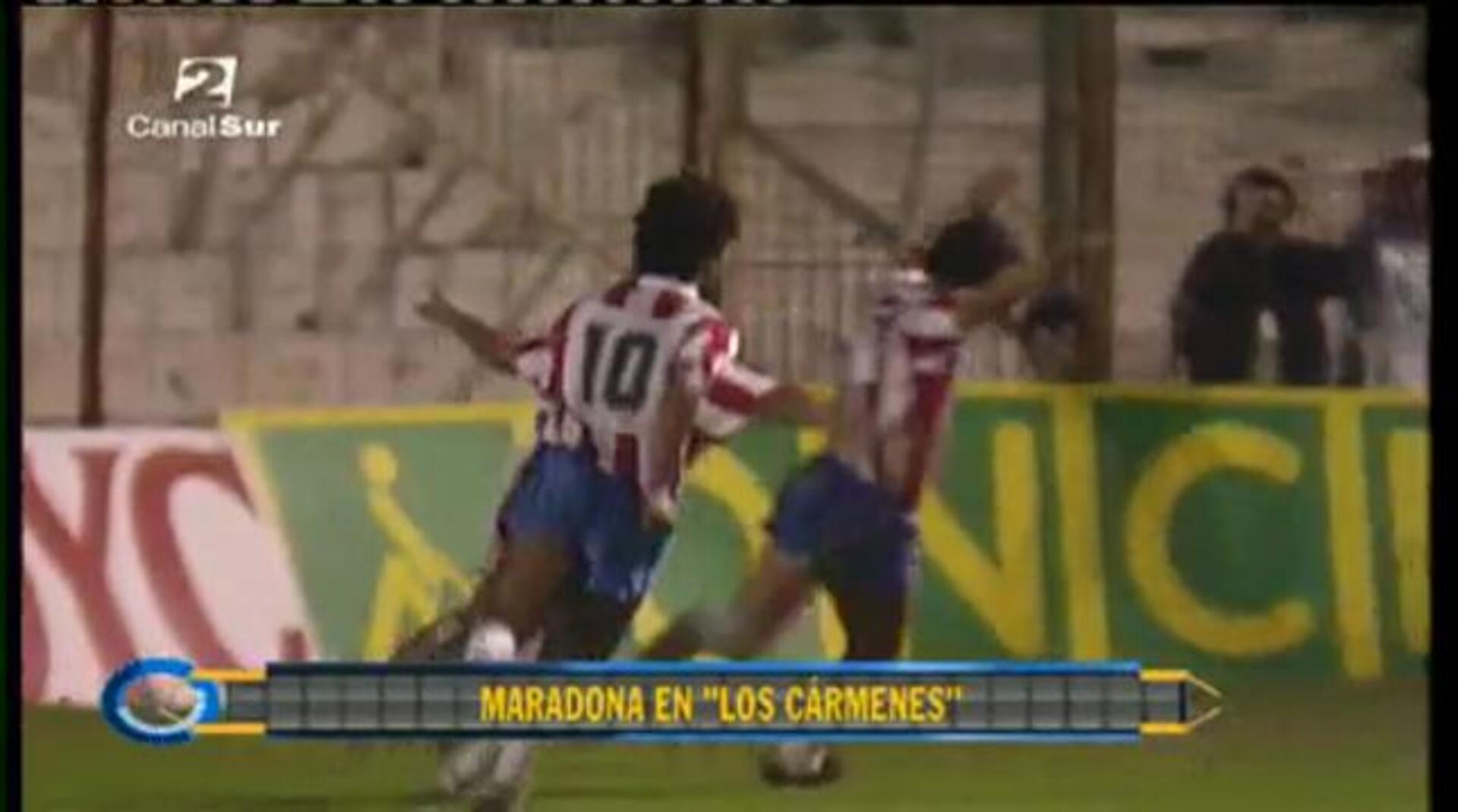 El día que Maradona jugó en el Granada