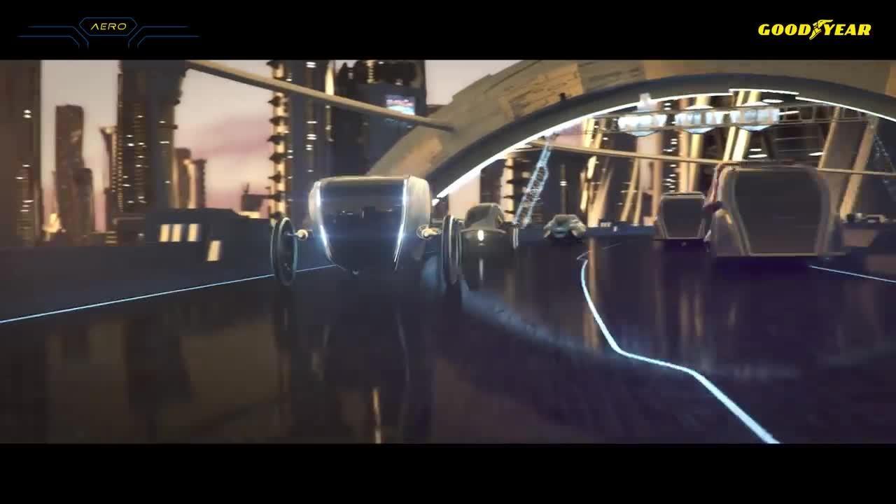 Nace el neumático-hélice para propulsar el coche volador