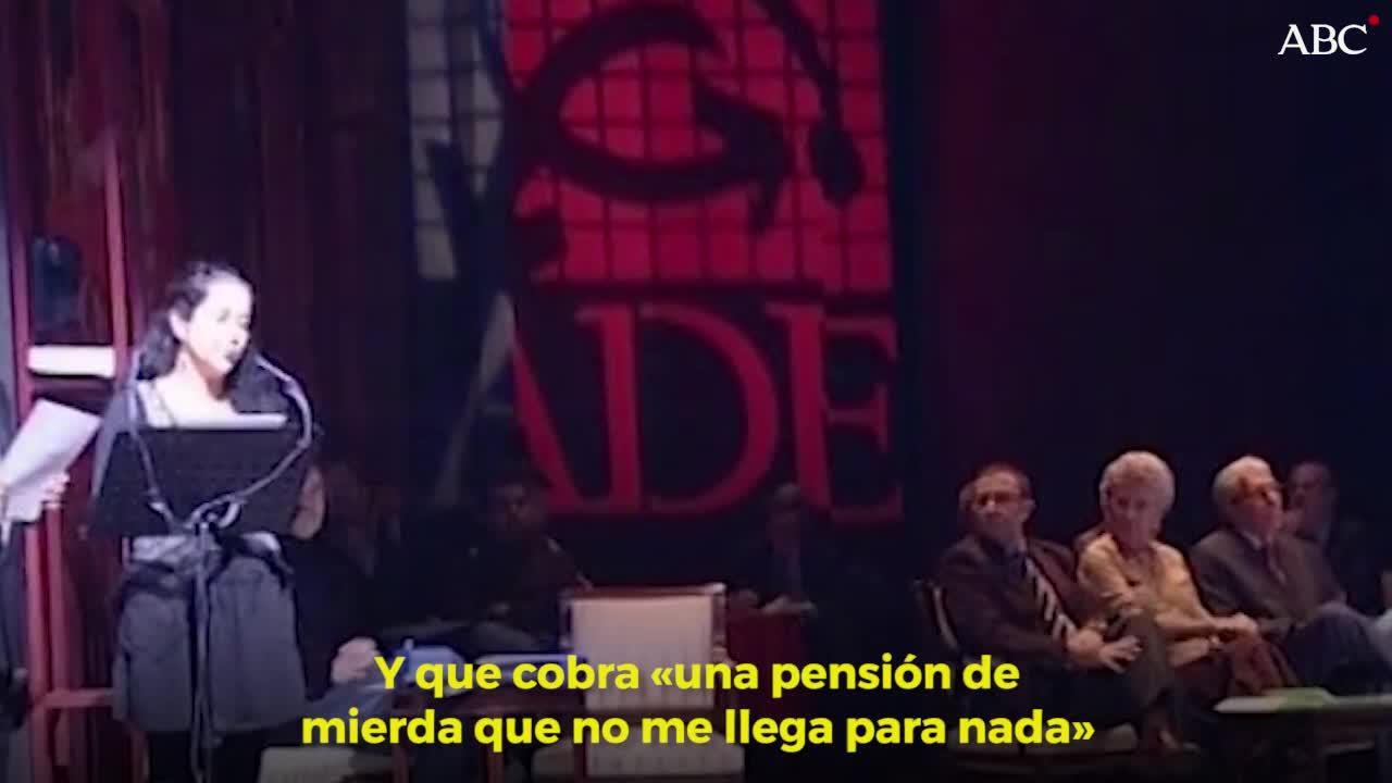 Pilar Bardem: «Cobro una pensión de mierda»