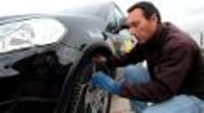 Así se ponen las cadenas del coche