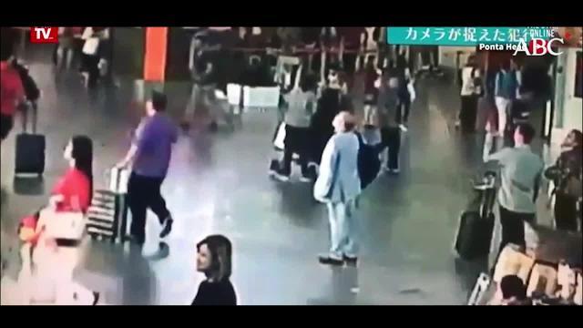 Una cadena japonesa difunde un vídeo con las supuestas imágenes del asesinato de Kim Jong-nam
