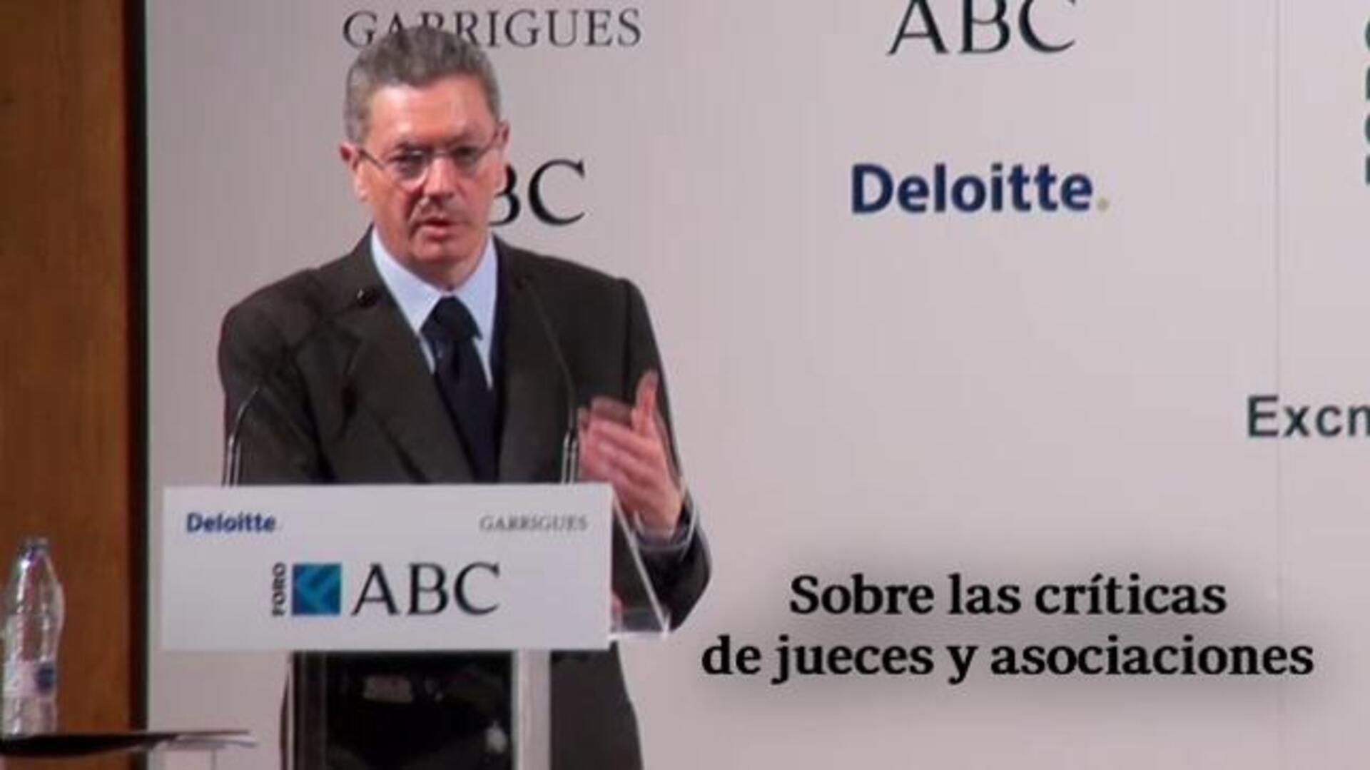 Gallardón asegura que los jueces le pidieron cobrar tasas por el uso de la Justicia