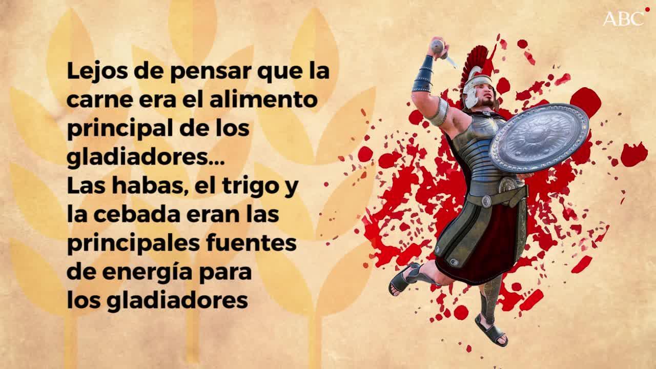 Habas y cebada, el principal alimento de los gladiadores romanos
