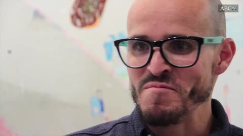 Los artistas Gregorio Peño y Rafa Macarrón