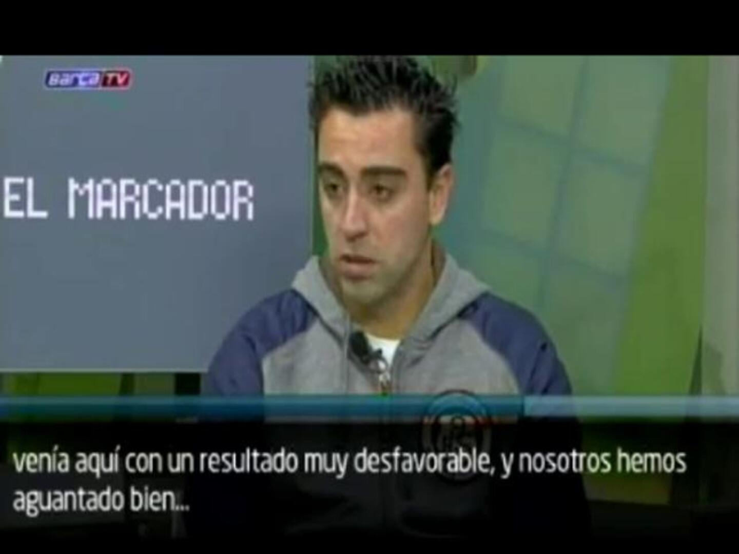 Pillan a Xavi diciendo que «el Madrid no sabe perder»