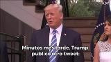 Así es la polémica condena de Trump al atentado de Barcelona