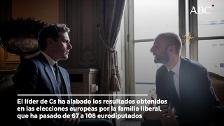 Rivera presume de foto con los liberales, pero el Elíseo desmiente haber avalado sus pactos