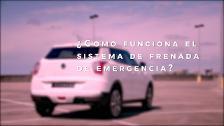 Así es cómo frena un coche él solo