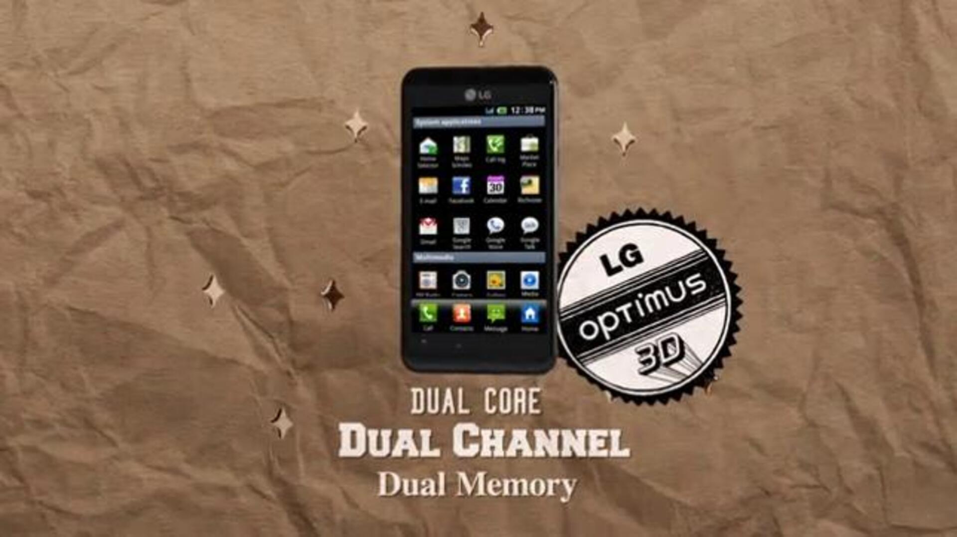 LG lanza el primer móvil del mundo con pantalla 3D