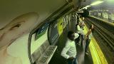 Los «Cazafantasmas» meten «miedo» en el Metro de Madrid