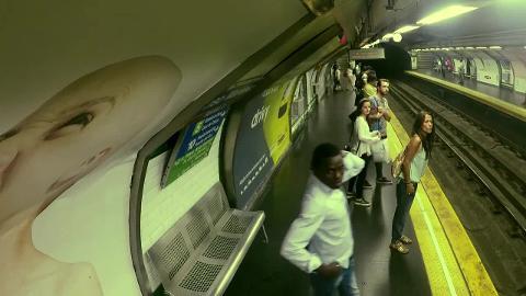 Los «Cazafantasmas» meten «miedo» en el Metro de Madrid