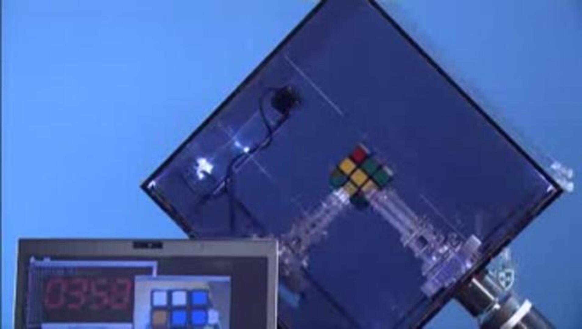 Un robot rompe el récord del cubo de Rubik: 10,69 segundos