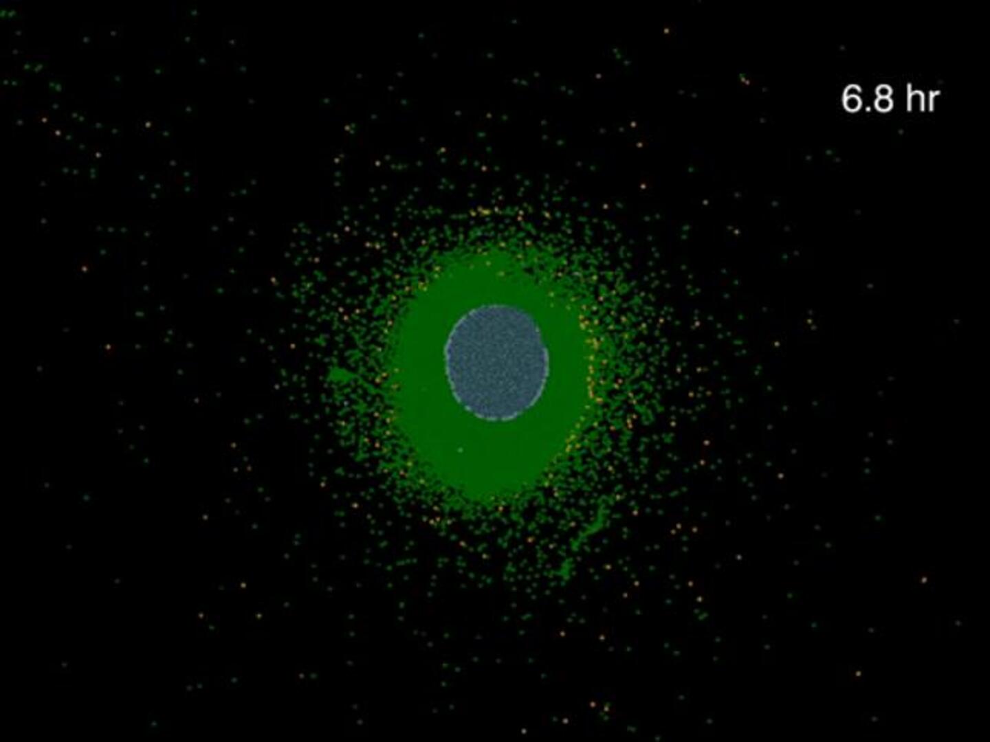 Y la Luna salió de la Tierra