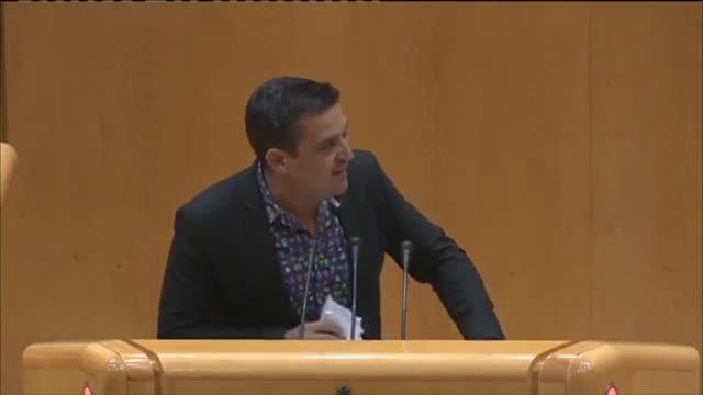 Vídeo de Youtube de Carles Mulet, senador de Compromís, en el Senado