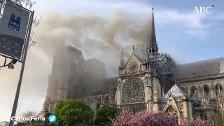 Vídeo del incendio de Notre Dame, la catedral de París
