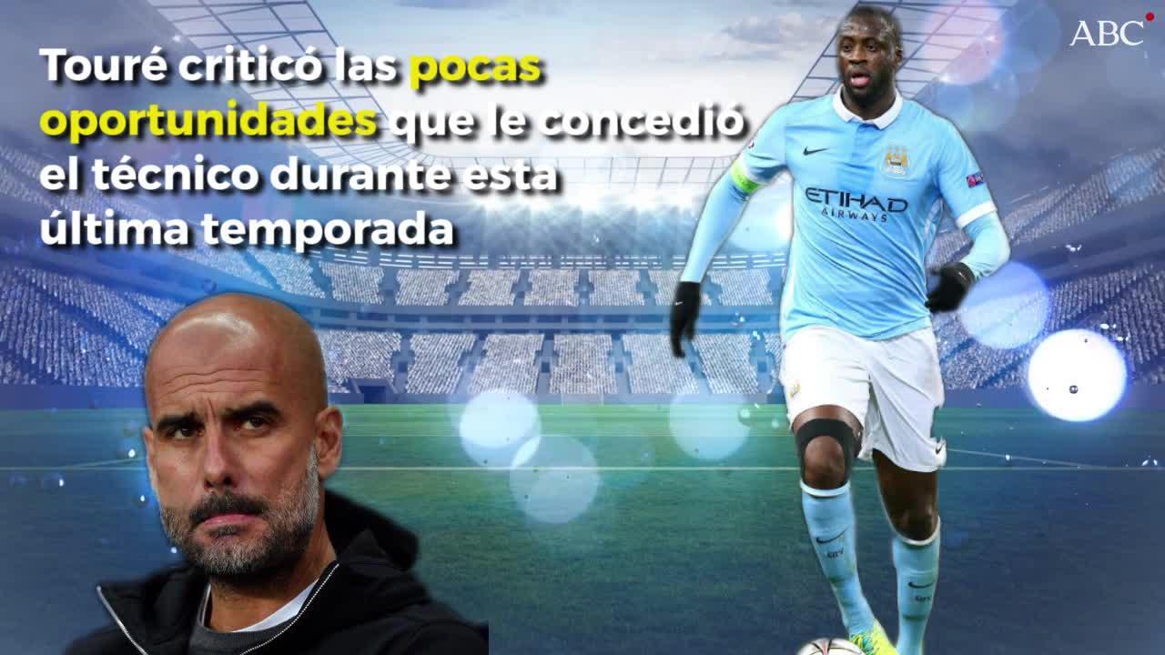 Yaya Touré acusa a Guardiola de racista