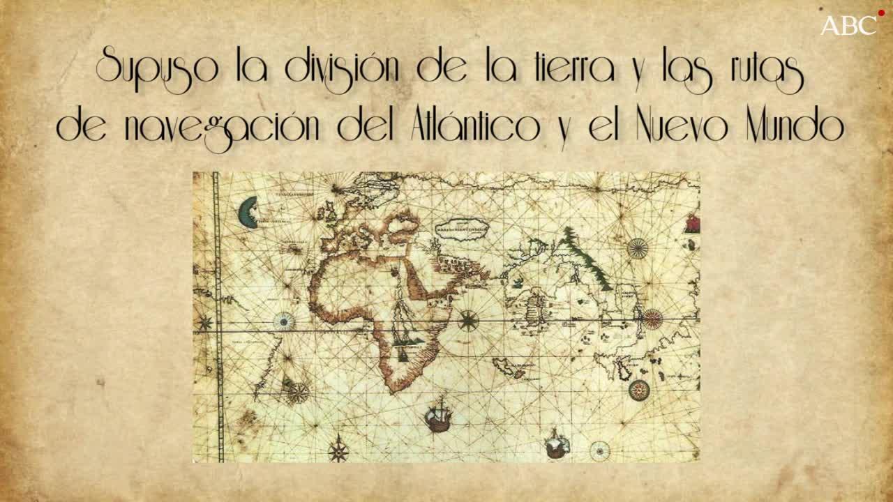 Pintura que representa la llegada de Colón al Nuevo Mundo