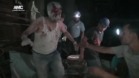 Vídeo difundido por el grupo activista Aleppo Media Center