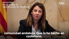 La portavoz de Torra ya abroncó a un concejal de Cs por felicitar a los andaluces en castellano