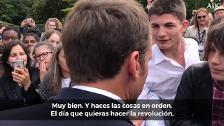 Críticas a Macron por la regañina a un estudiante: «El joven está bastante mal»