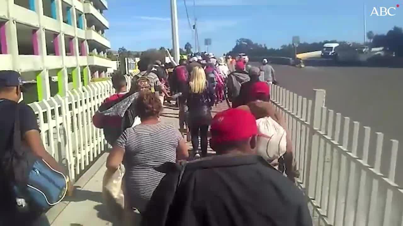 La caravana de inmigrantes