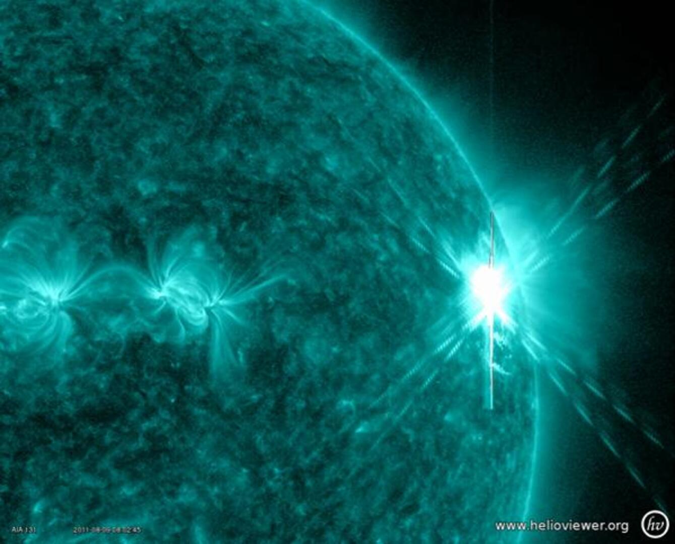 La mayor llamarada solar en quince años