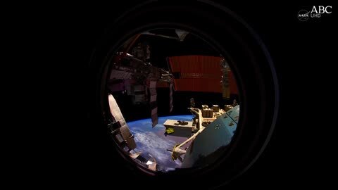 Captura del vídeo difundido por la agencia espacial