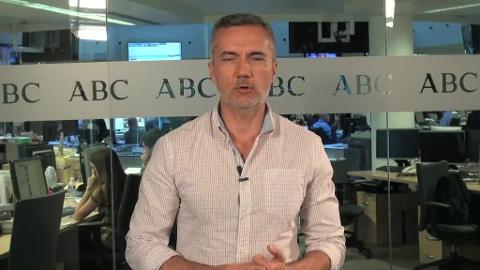 Pedro Sánchez tras su última reunión en el Congreso con Mariano Rajoy