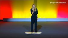 Marta Sánchez interpreta para Ciudadanos su versión del himno de España