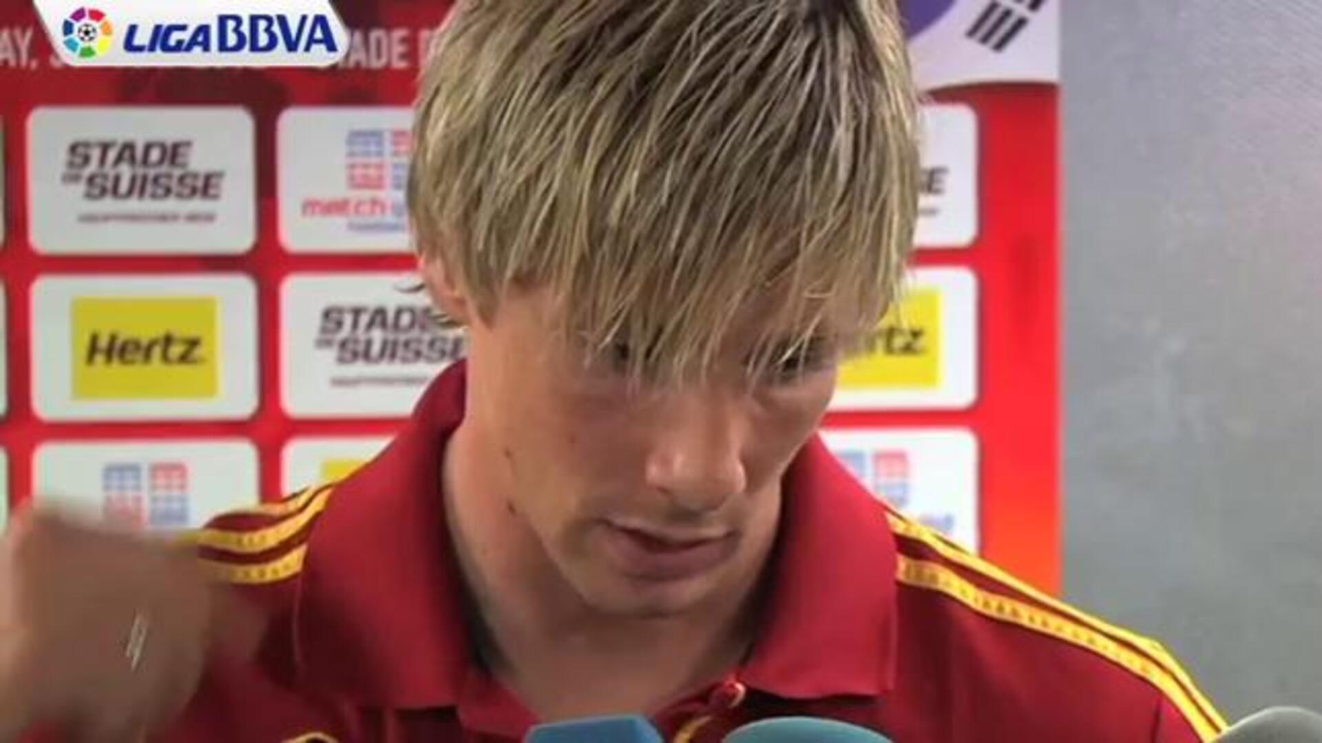 Torres: «Tengo la ilusión de un niño»