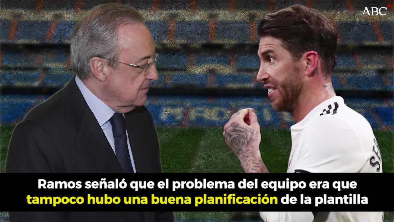 La bronca entre Sergio Ramos y Florentino Pérez tras la derrota contra el Ajax