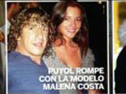 Los celos terminaron con la relación de Carles Puyol y Malena Costa
