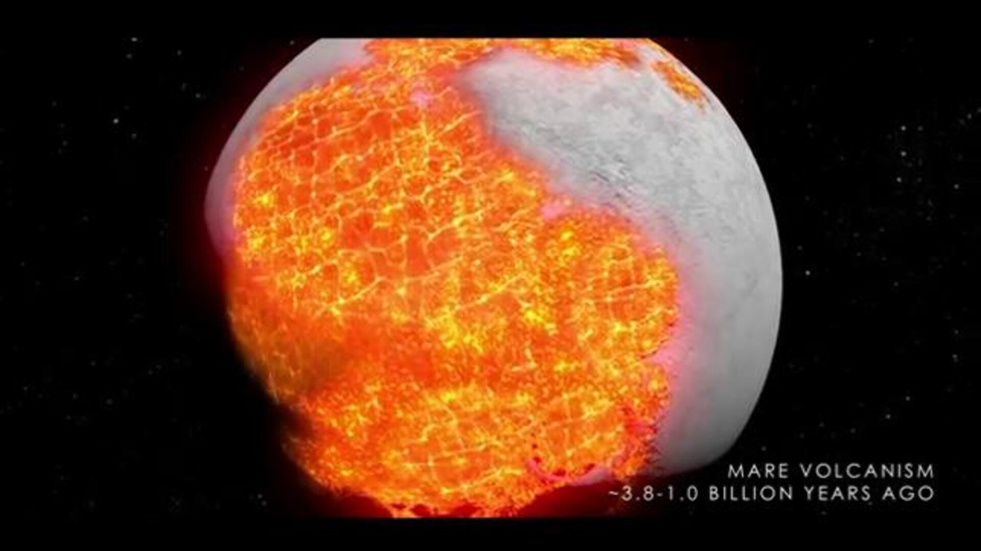La violenta historia de la Luna, en vídeo