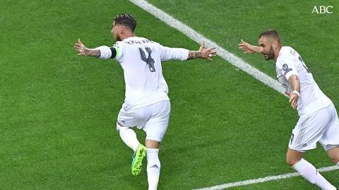 Ramos vuelve a aparecer en otra final, esta vez en fuera de juego