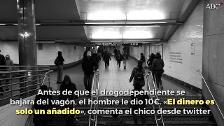 La historia más humana de Metro entre un marroquí y un drogadicto: «En 17 años nunca vi nada igual»