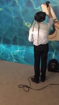 Detalle de las gafas HTC Vive