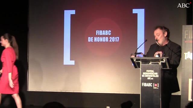 Santiago Segura celebra con su amigo Pablo Carbonell el Premio FIBABC de Honor 2017