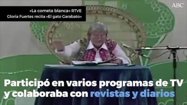 La escritora Gloria Fuertes