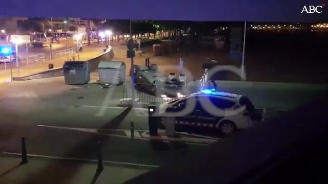 Las imágenes de Cambrils poco después de que los Mossos abatieran a los terroristas