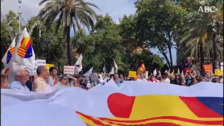 La manifestación en defensa del uso del castellano en Cataluña, en directo