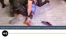 Así actúa la policía: «¡Necesito apoyo, está con un cuchillo!»