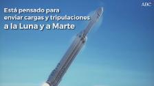 Un coche Tesla viaja a Marte a bordo del supercohete Falcon Heavy