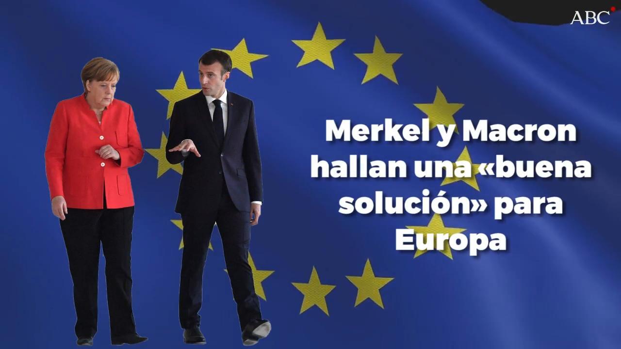 Merkel y Macron hallan una «buena solución» para Europa
