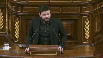 El portavoz adjunto de ERC, Gabriel Rufián